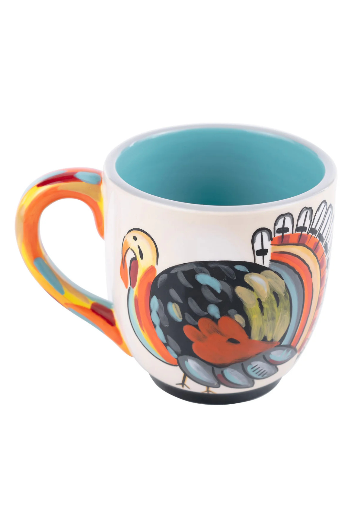 Colorful Turkey Feathers Mug
