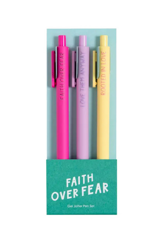 Faith Over Fear Pen Set