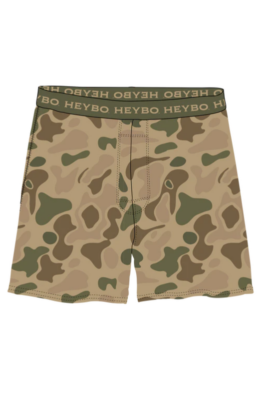 Heybo Performance Boxer: Heybo Traditions Camo Olive