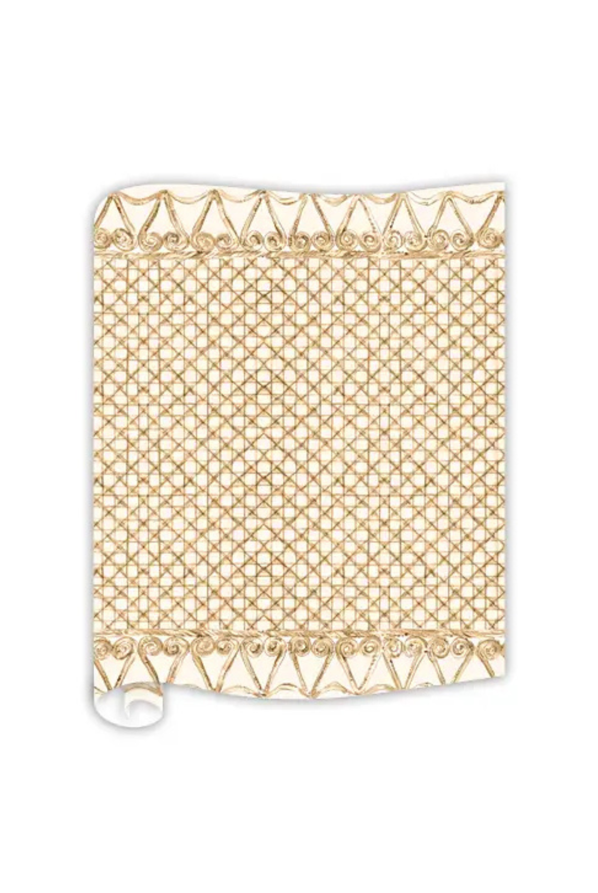 Cane Gold Table Runner