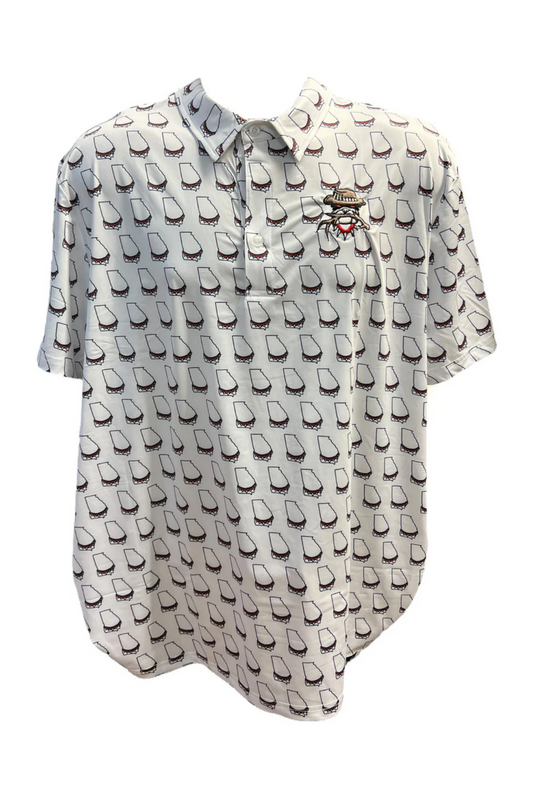 DGD Outdoors State Outline Men's Polo