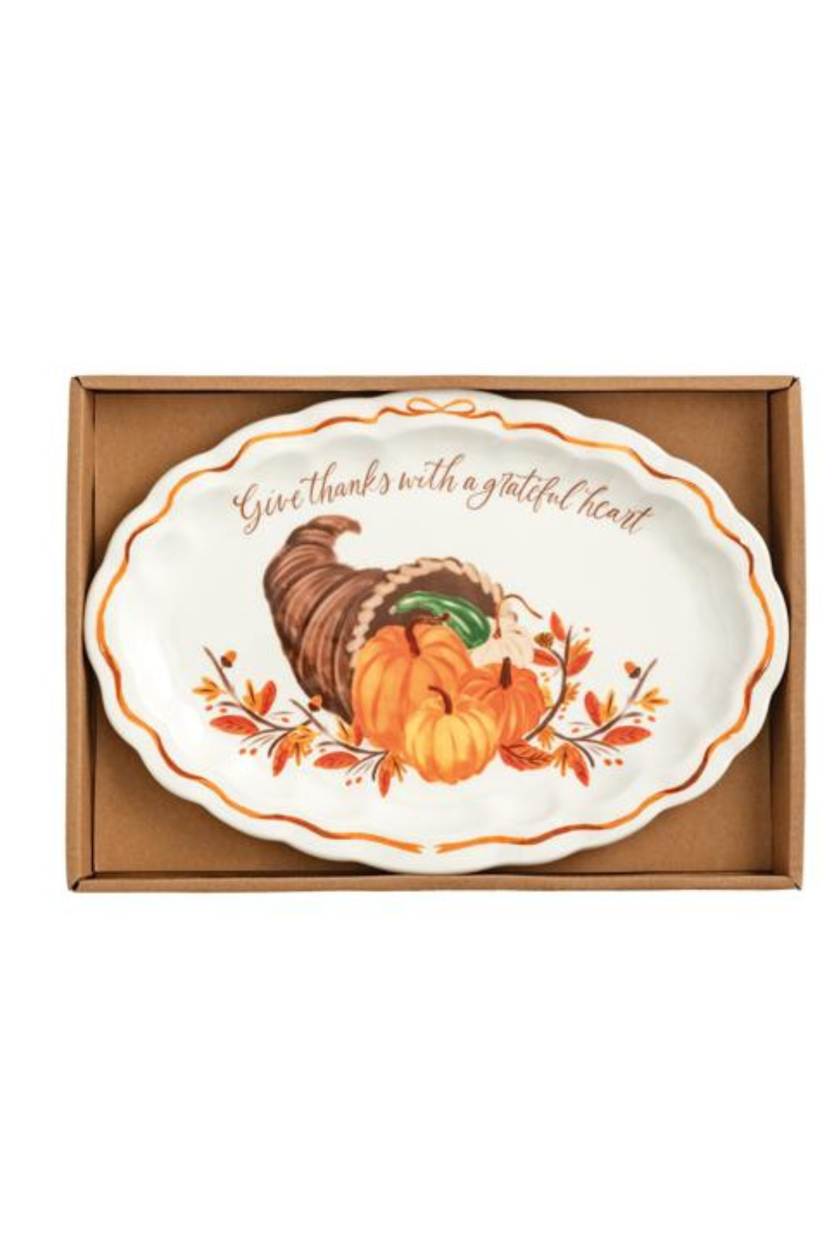 Grateful Heart Sentiment Plate