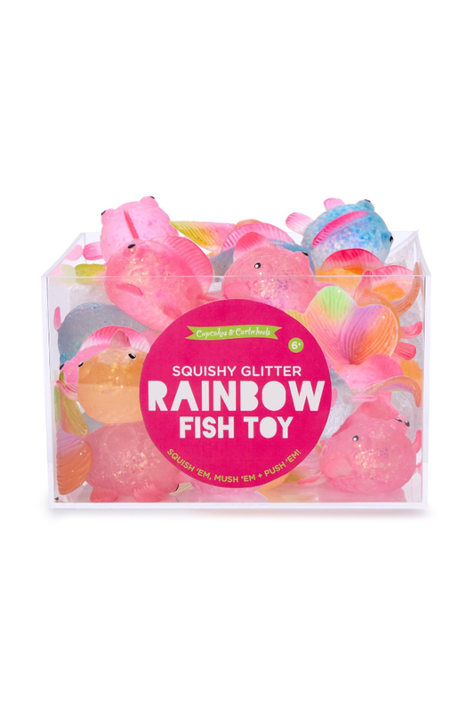 Squishy Glitter Fish Toy