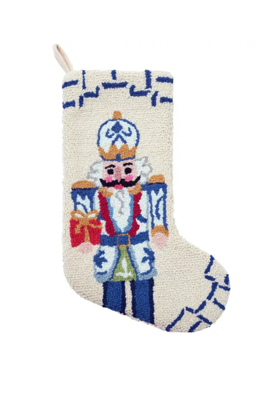 Chinoiserie Nutcracker Hook Stocking