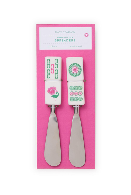 Set of 2 Mahjong Spreaders on Gift Card