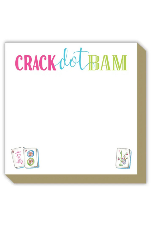 Crack Dot Bam Luxe Notepad