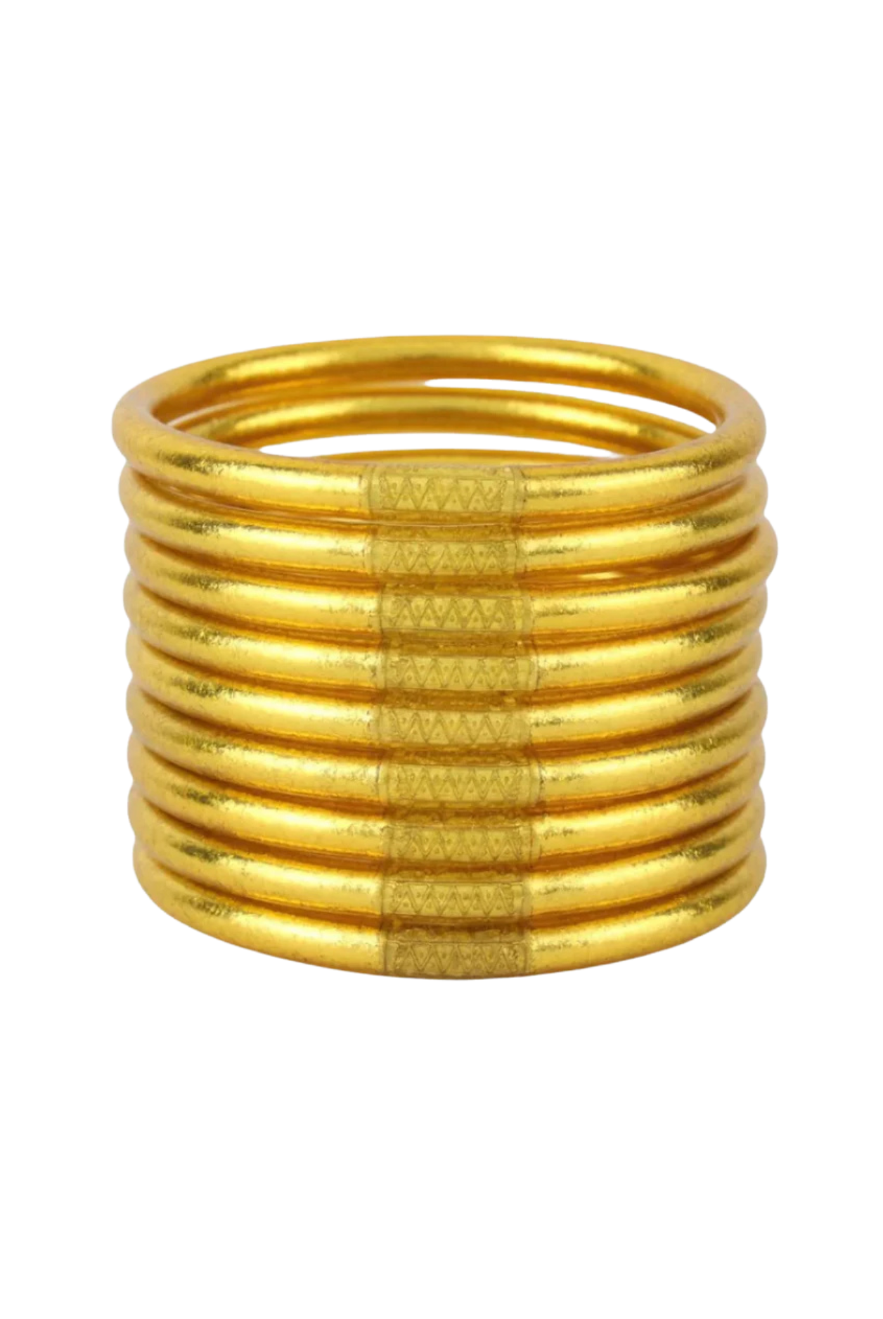 BuDhaGirl Gold All Weather Bangles (9)