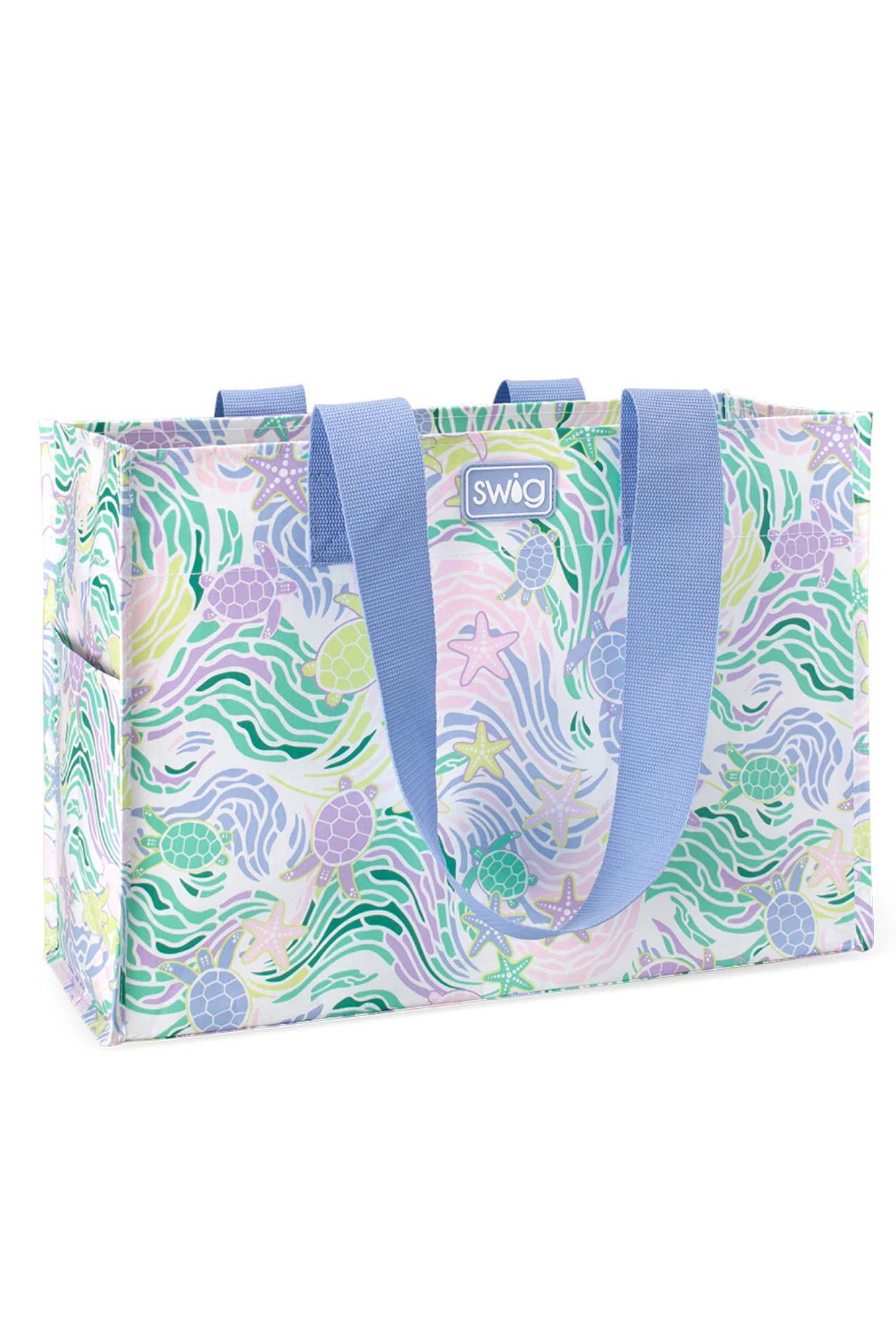 Swig Large Reusable Gift Bag in Sea Swirl