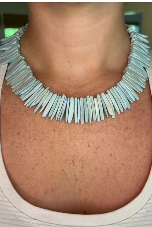 Merritt Millie Turquoise Coconut Shell Stick