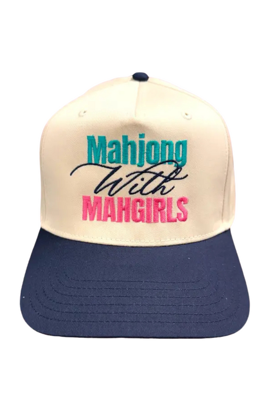 Mahjong Trucker Canvas - Navy