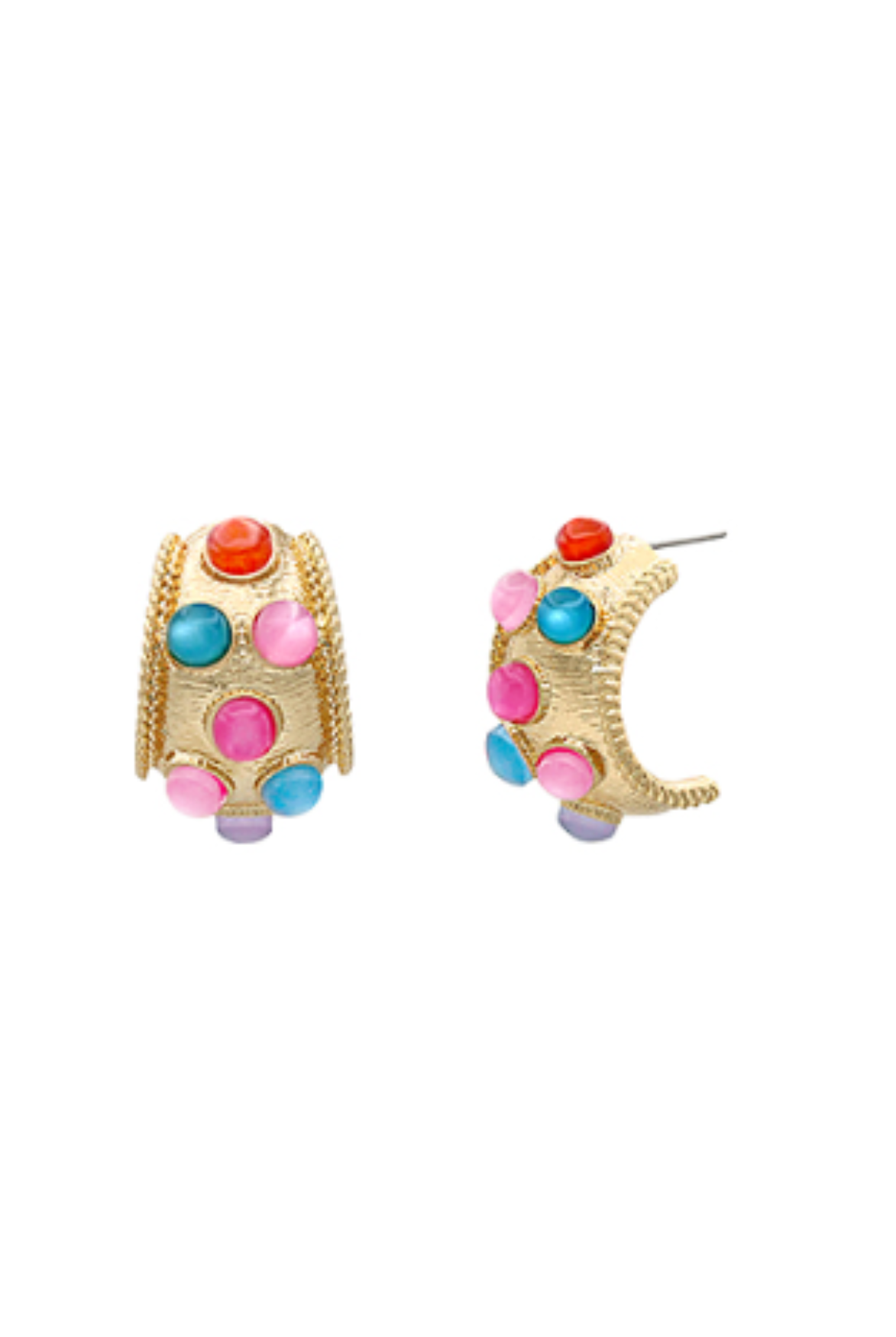 Pop of Color Hoops in Multi
