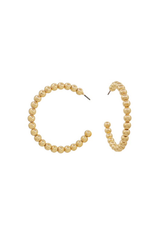 Perfect Pair Hoops in Gold