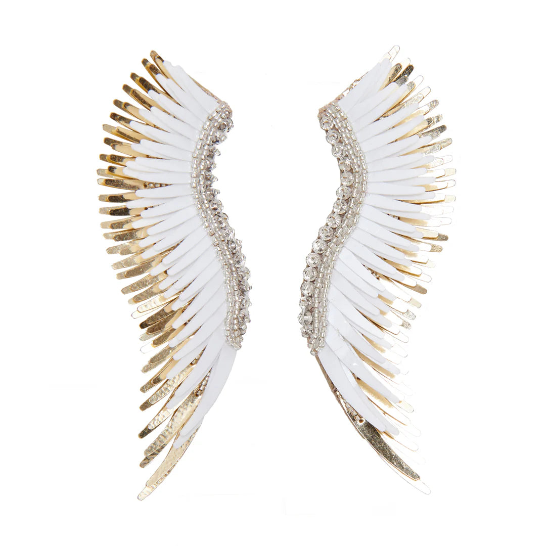 Madeline Earrings in White Gold
