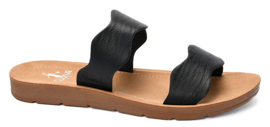 Slip Into Style Slides in Black