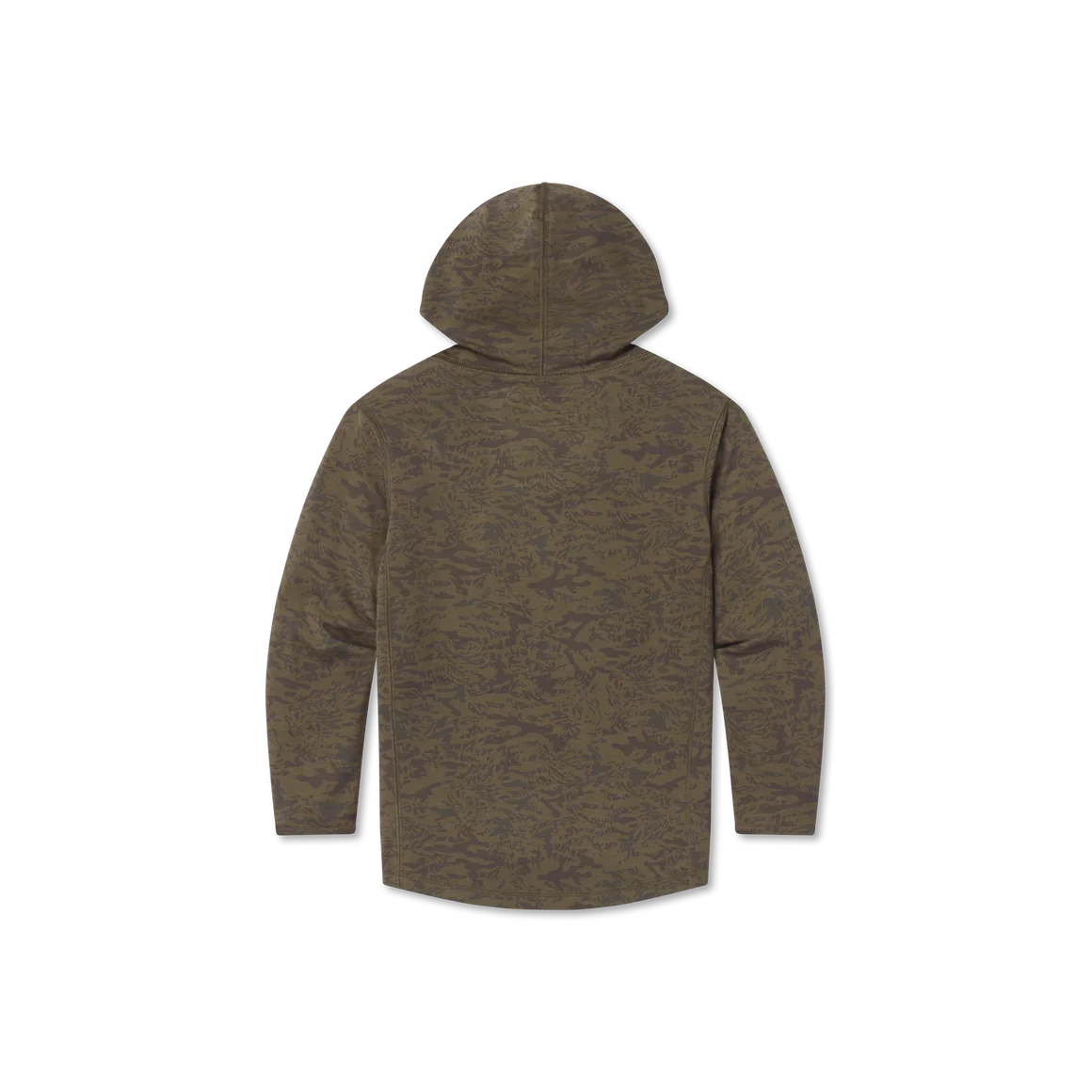 Southern Marsh | Youth Birkdale MarshLUX Performance Hoodie in Burnt Taupe & Stone Brown