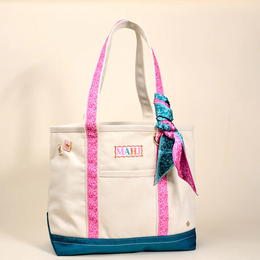 The Darling Effect | The Darling Canvas Tote Bag: It's Mahj Time