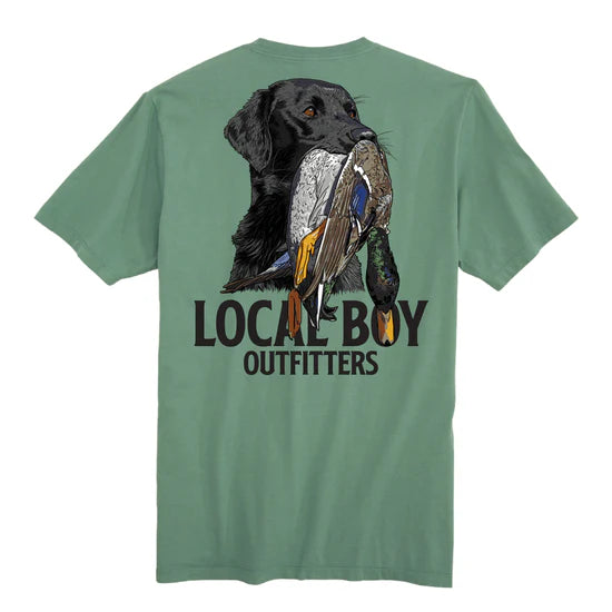 Local Boy | Youth Feathered Fetch T-Shirt in Light Green