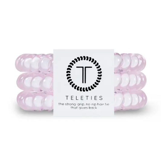 Spiral Hair Coils | Small | Rose Water Pink Hair Ties