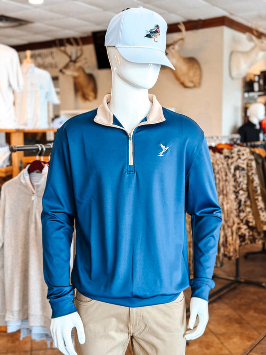 Plantation 59 | Navy + Khaki Quarter Zip