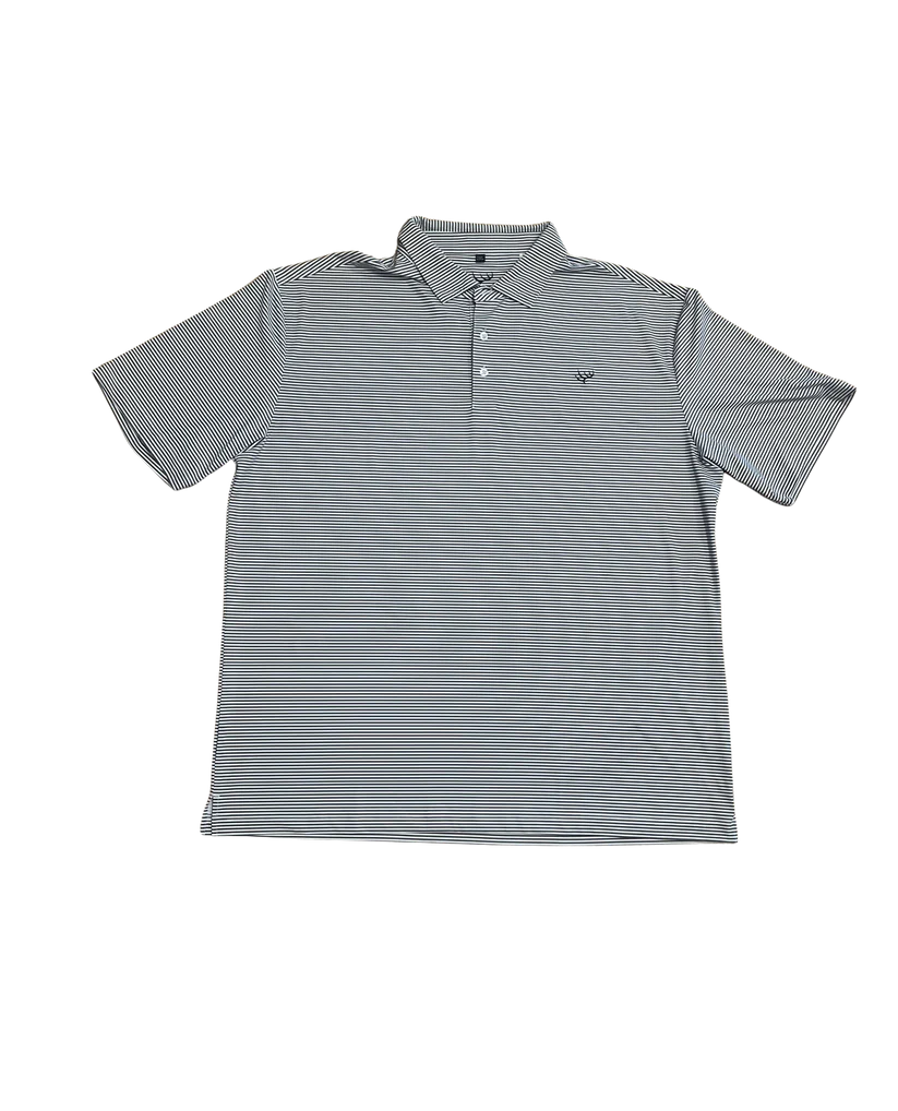 Hunt to Harvest Performance Polo in Charcoal