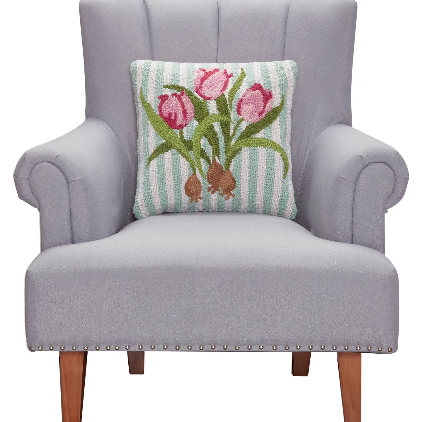 Pink Tulip Hook Pillow