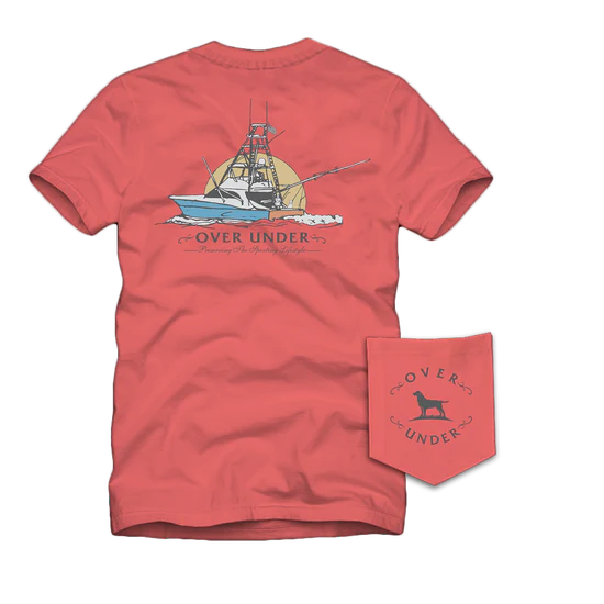 Over Under | Sportfish T-Shirt in Coral