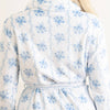 Blue Rose Vine Luxe Robe