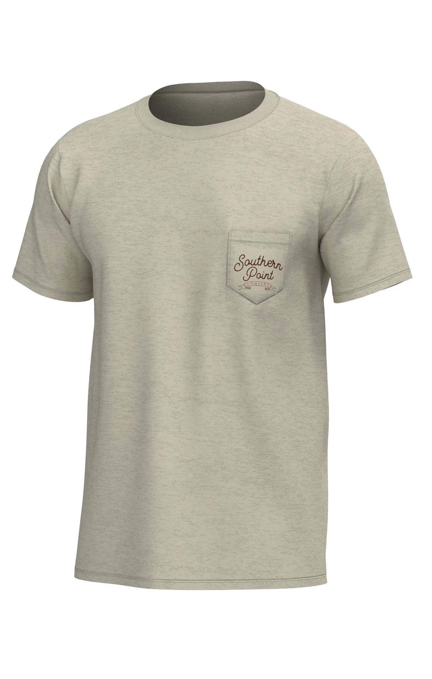 Southern Point | Youth Camo Badge T-Shirt in Cloud Cream