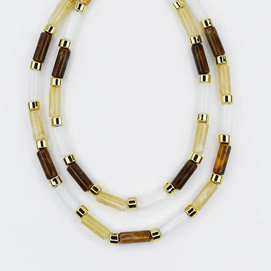 Caramel Candy Bar Chic Necklace
