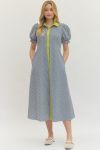 Uptown Charm Midi Dress
