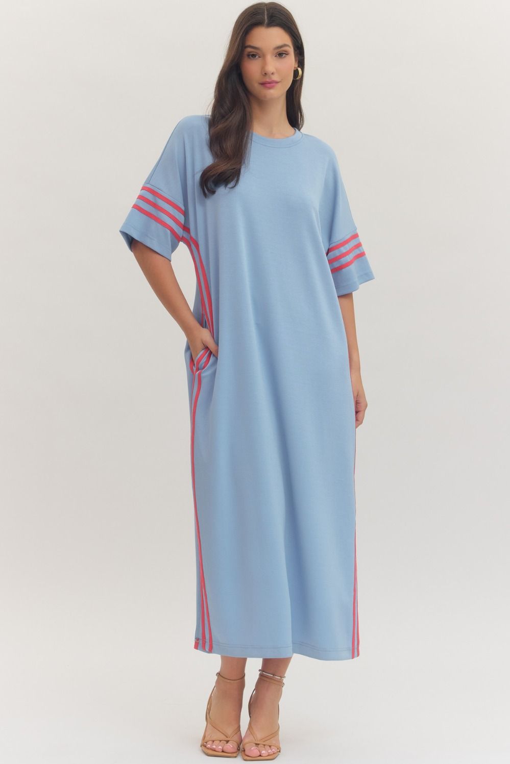 Skyline Stripe Maxi Dress
