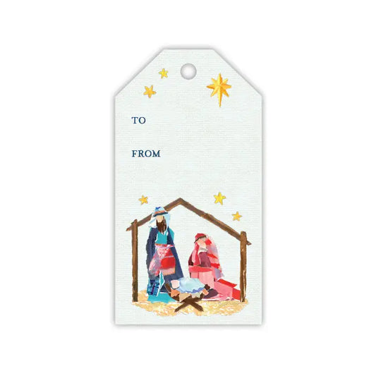 Nativity Scene Gift Tag