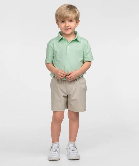 Southern Shirt Company | Youth Boys Heather Madison Polo in Fairway