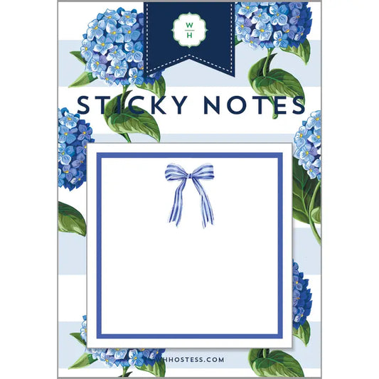 Striped Bow Single Sticky Notes
