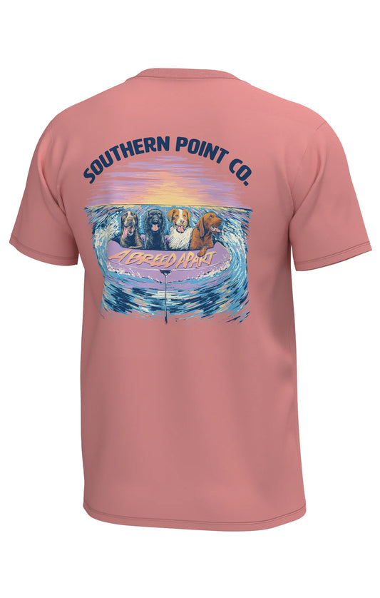 Southern Point | Youth Pontoon Pulling Greyton's Gang T-Shirt in Coral