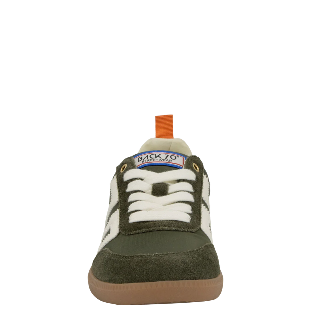 Back 70 Ghost in Olive Orange Milk Sneakers