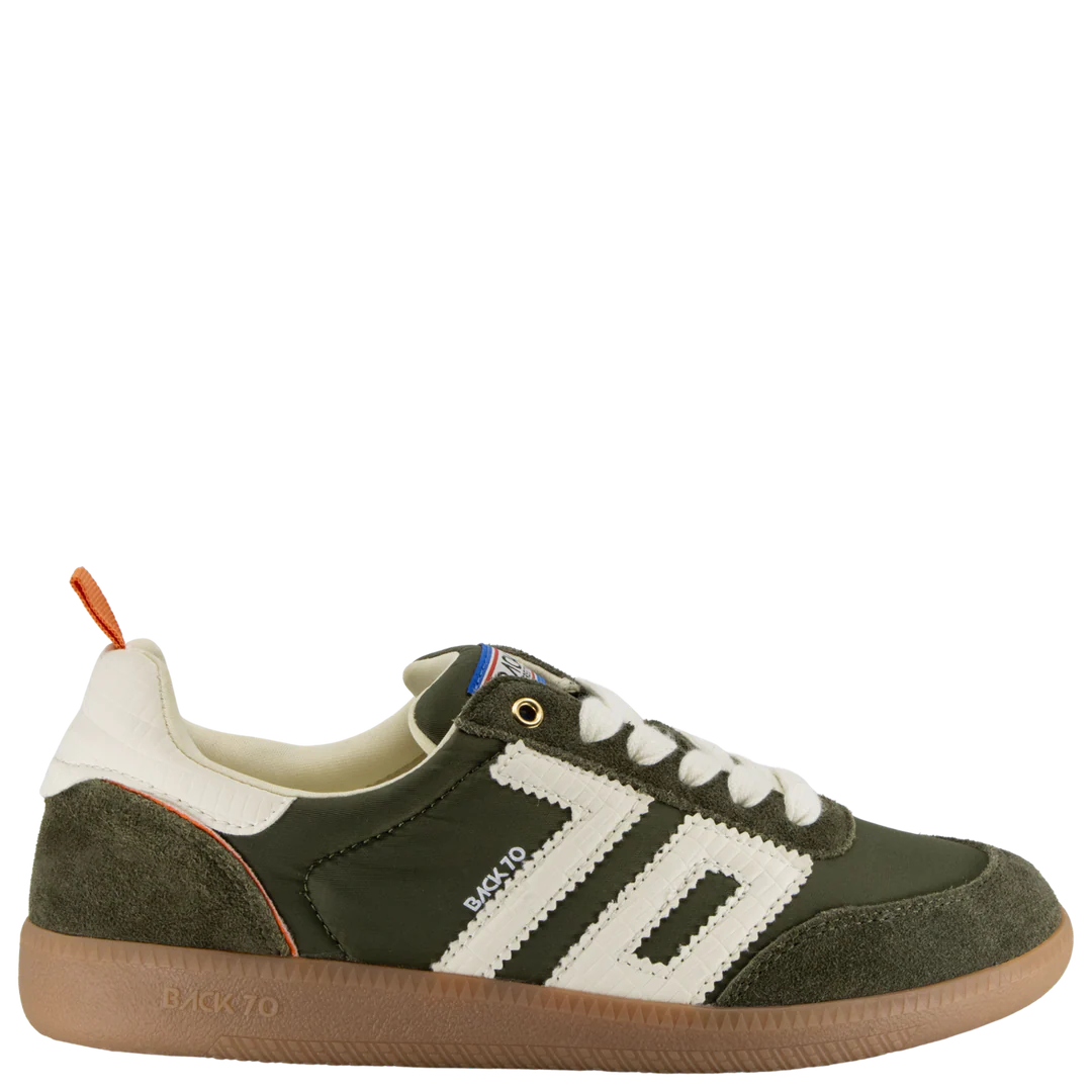 Back 70 Ghost in Olive Orange Milk Sneakers