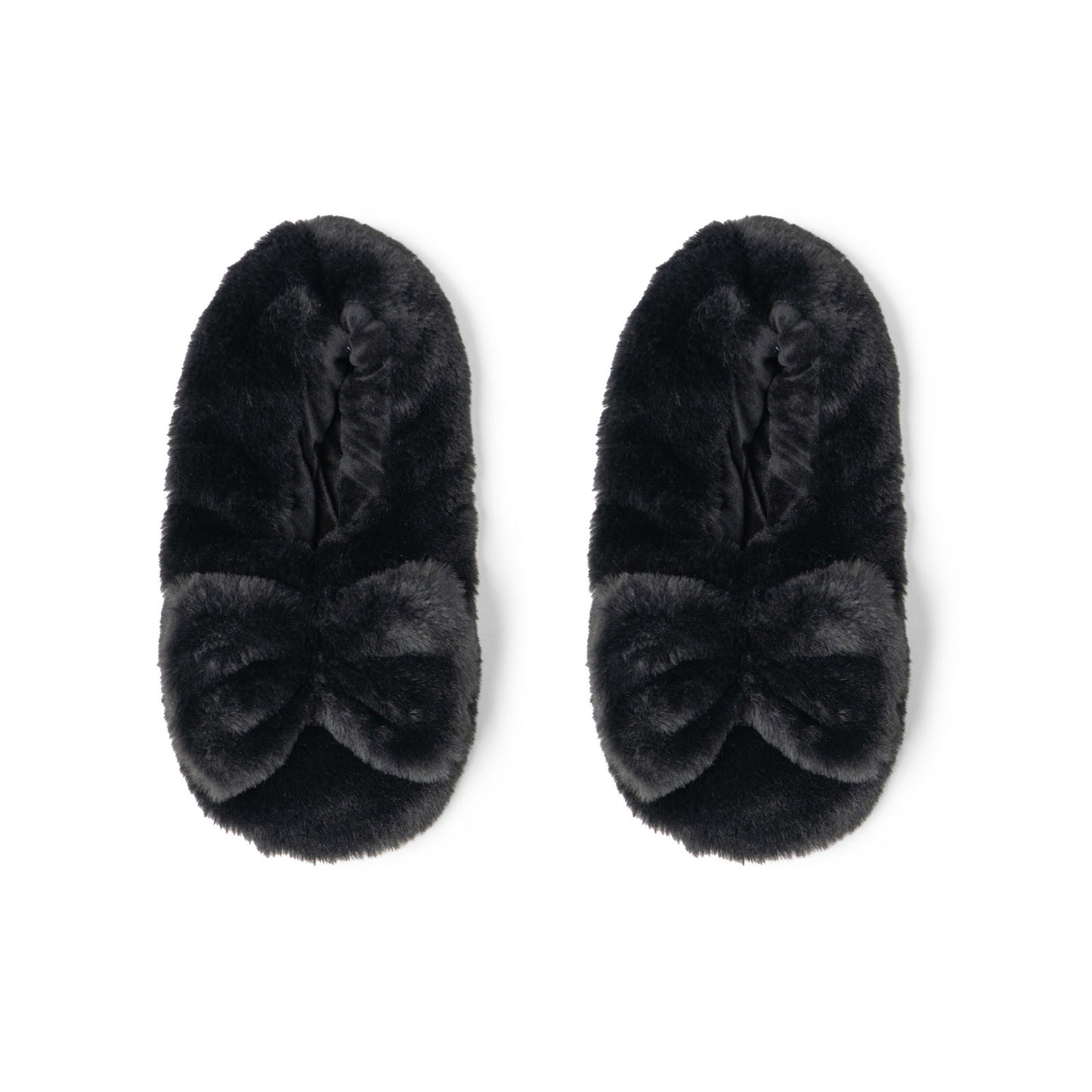 Hello Mello Cuddlers Heated Slippers in Black