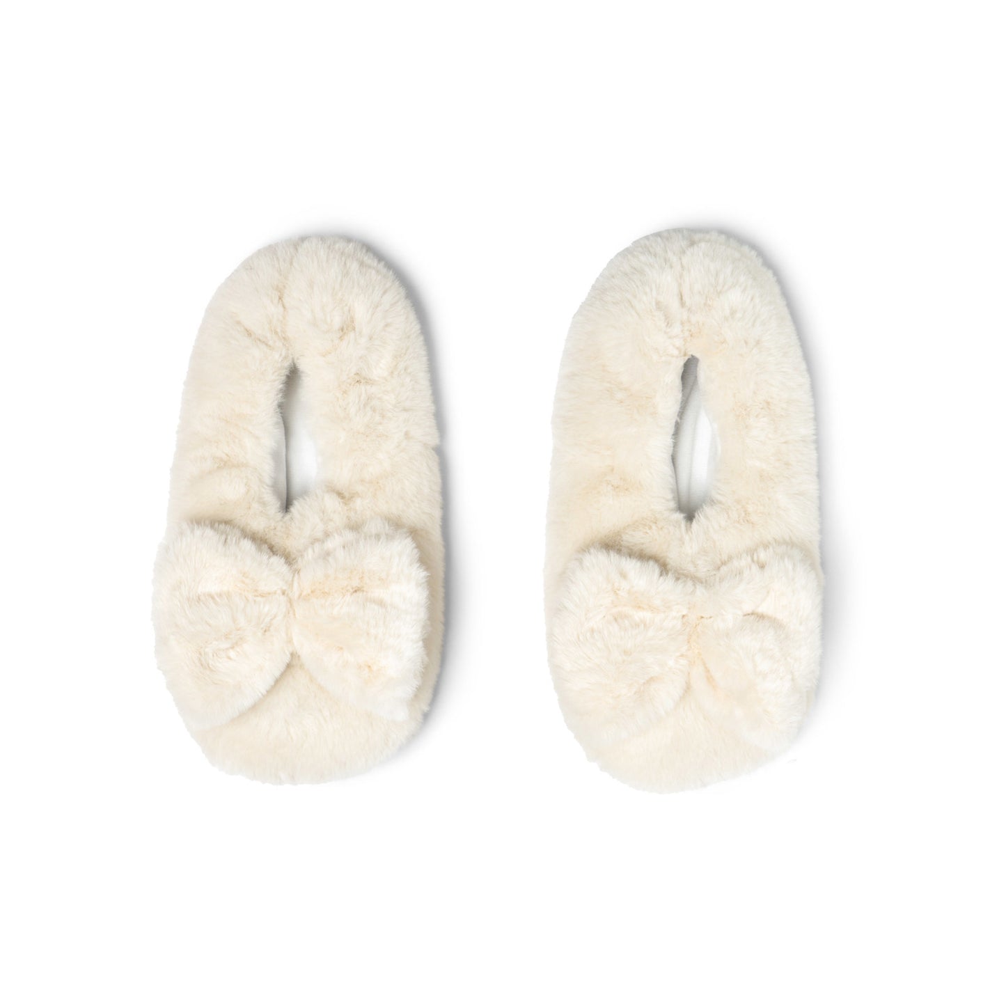 Hello Mello Cuddlers Heated Slippers in Ivory