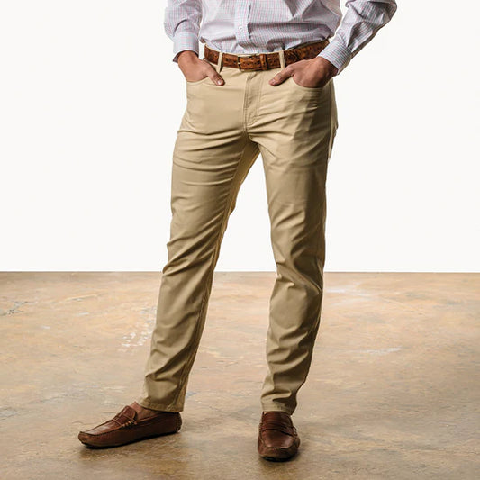 Onward Reserve | Classic Five Pocket Pant in Pale Khaki
