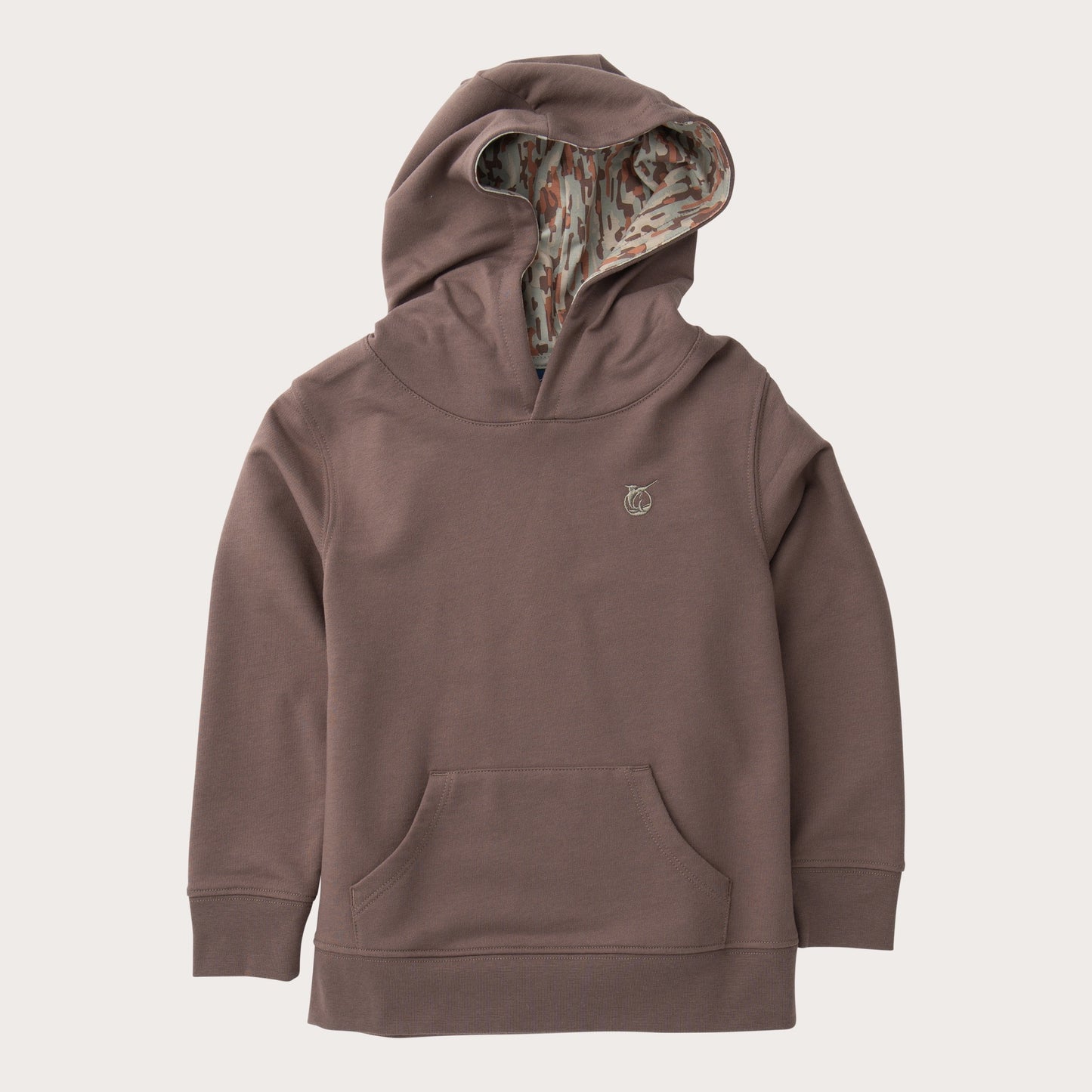 Prodoh | Boys' Spinnerbait Hooded Sweatshirt in Coffee Quartz