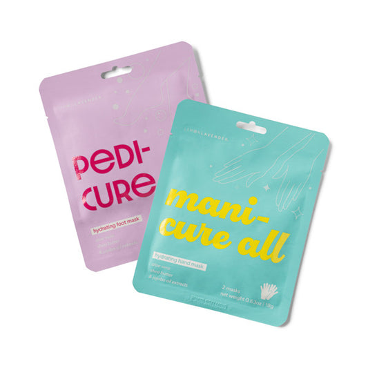 Lemon Lavender Smooth It Over Hydrating Hand & Foot Masks