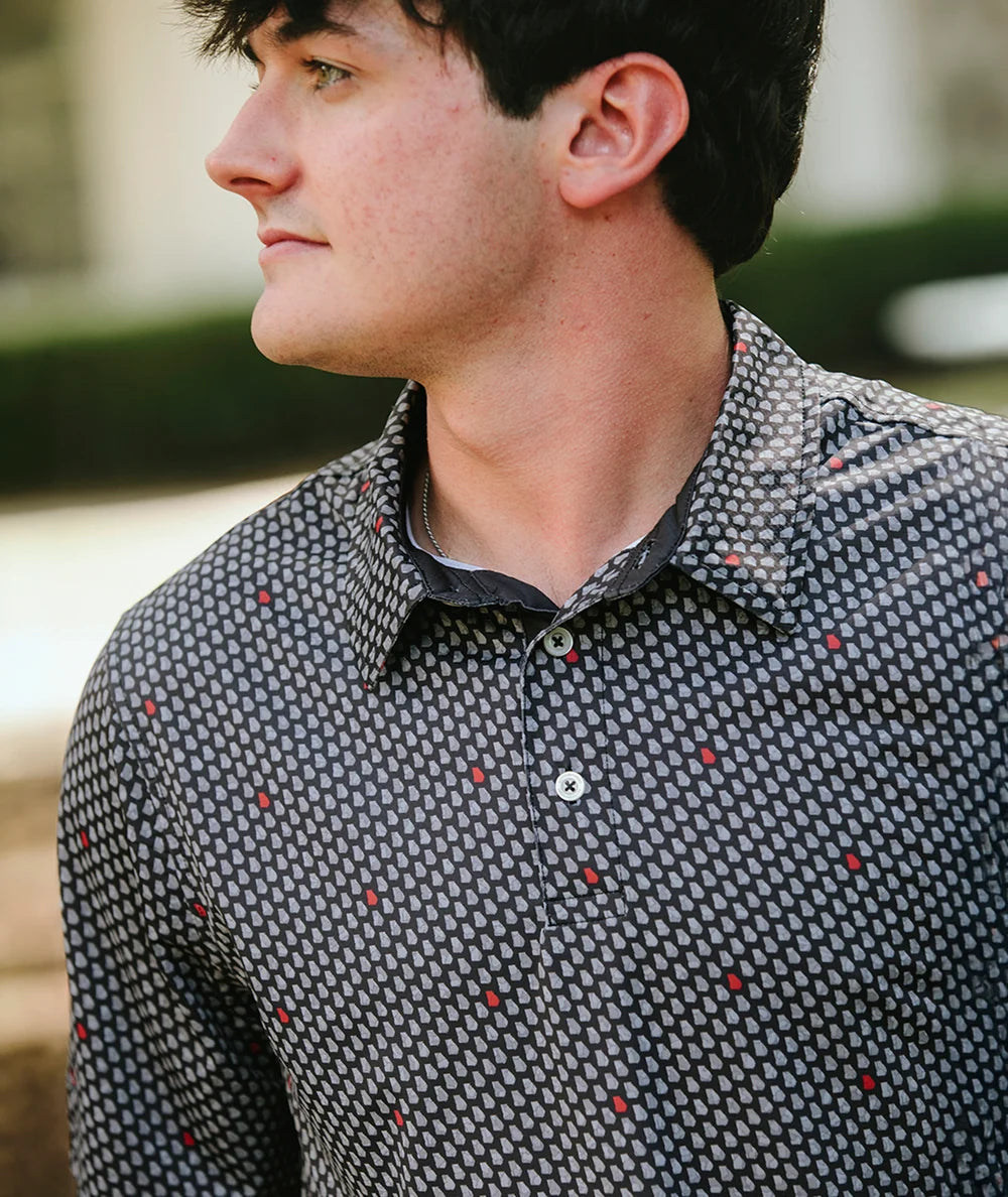 Southern Shirt Company | Kickoff Camo MotionTech Polo in Dawg Walk Camo