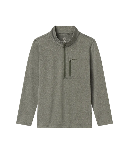 Southern Shirt Company | Youth Boys Cart Club Performance Pullover in Thyme