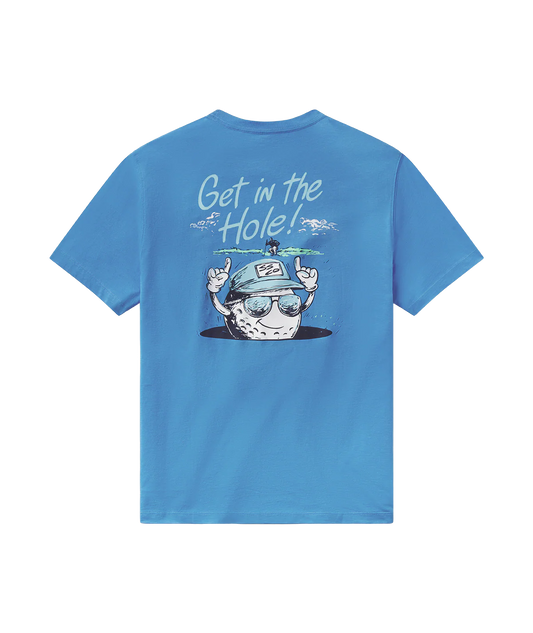 Southern Shirt Company | Get in the Hole T-Shirt in Azure
