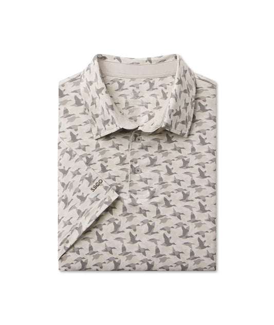 Southern Shirt Company | Mallard Mirage Printed Polo in Mirage