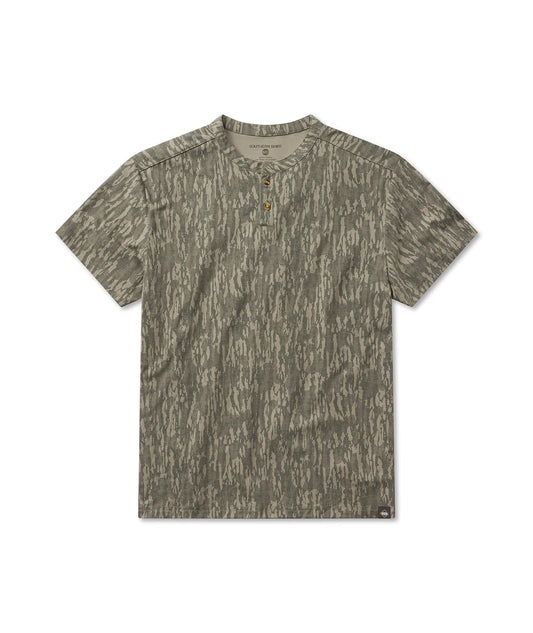 Southern Shirt Company | Max Comfort Henley Shirt in Tree Bark