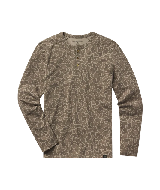 Southern Shirt Company | Max Comfort LS Henley Tee in Ranger