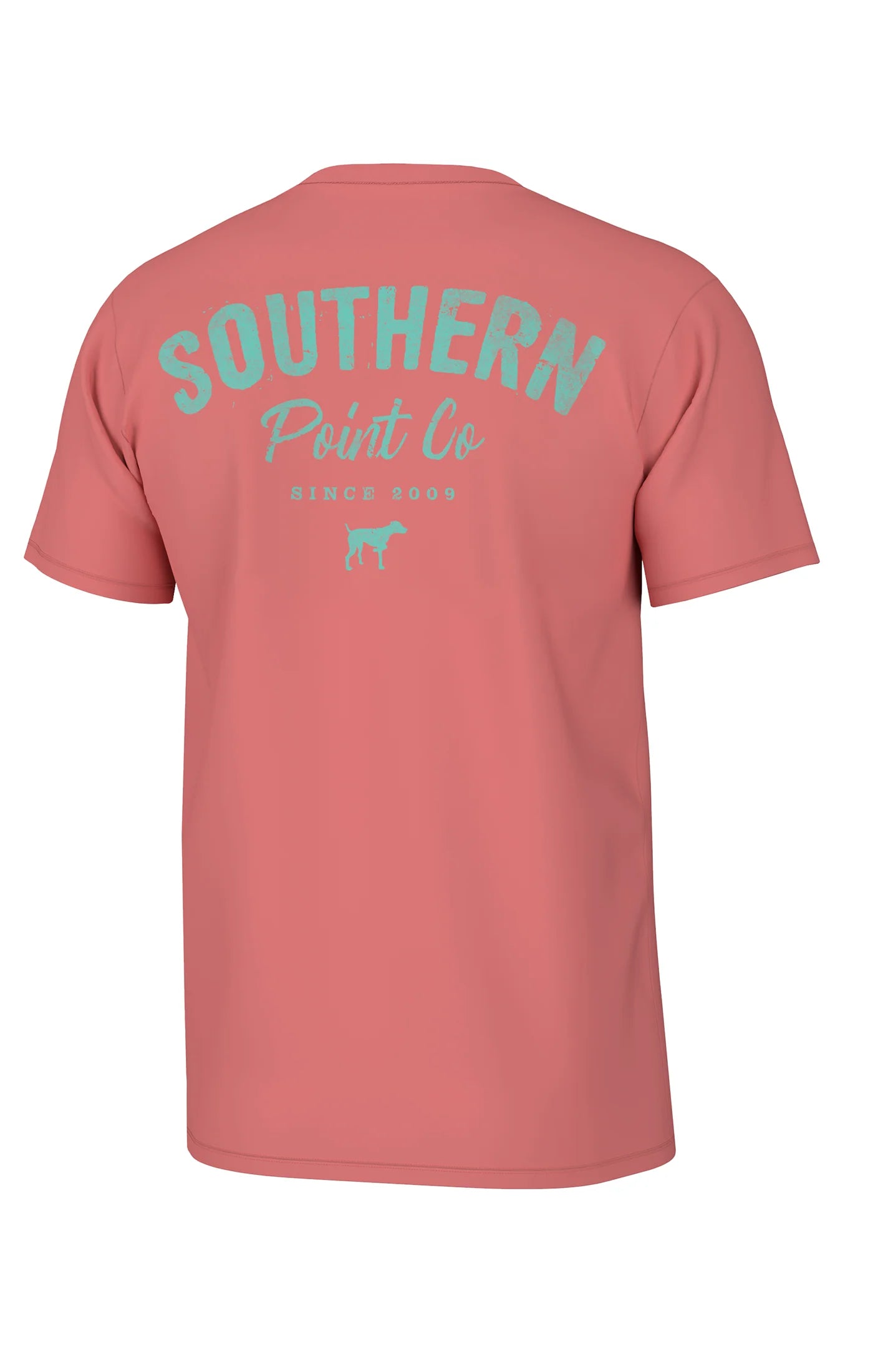 Youth Southern Point Original Dog Logo SS Tee in Cranberry