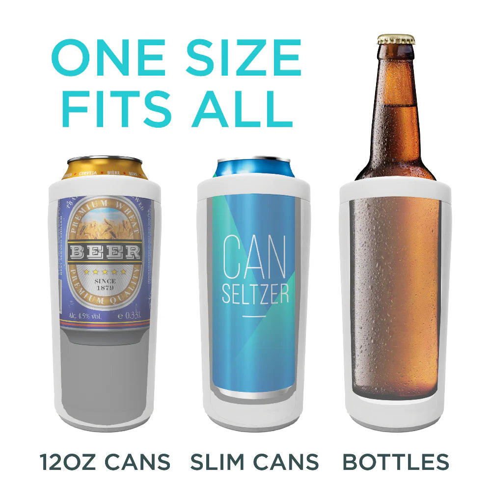 Toadfish | Non-Tipping Universal Can Cooler in Light Blue